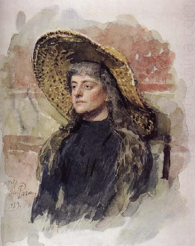 It is her portrait million Lease, Ilia Efimovich Repin